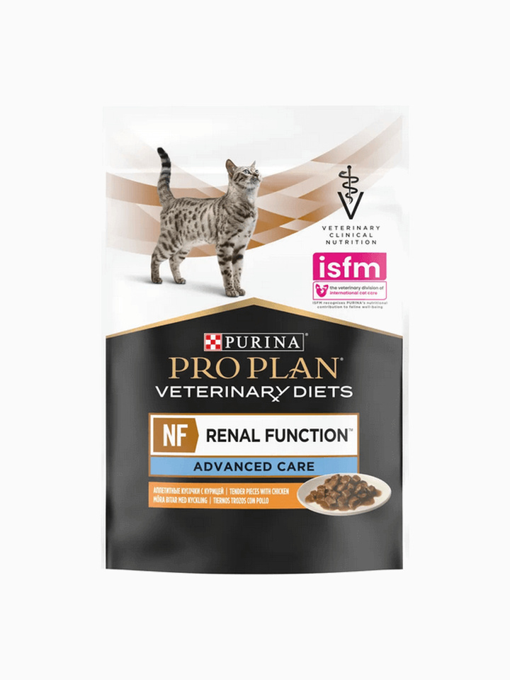 Корм PRO PLAN Veterinary diets NF для кошек, при хронической почечной недостаточности, поздняя стадия, с курицей 85 г