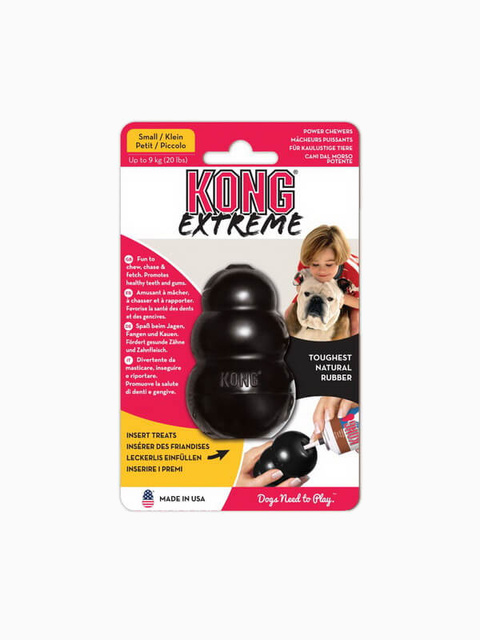 KONG Extreme игрушка для собак "КОНГ" L очень прочная большая 10х6 см