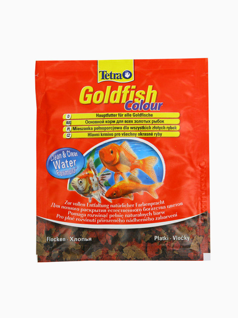 Tetra Goldfish Colour корм в хлопьях для улучшения окраса золотых рыб, 12 г
