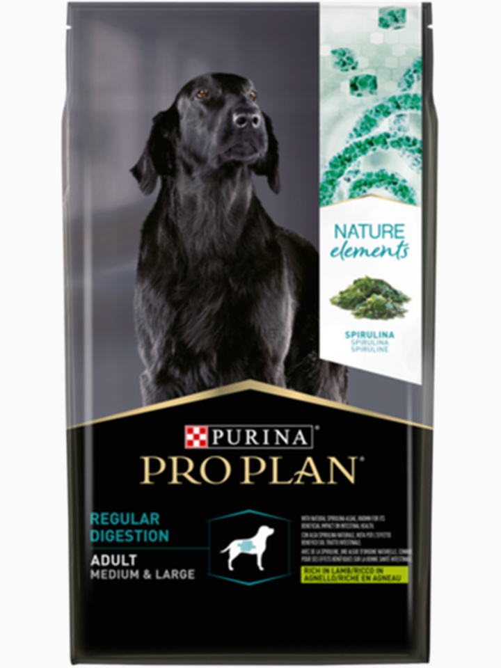 Корм Pro Plan Nature Elements Medium&Large для собак средних и крупных пород с чувствительным пищеварением с ягненком, 700 г