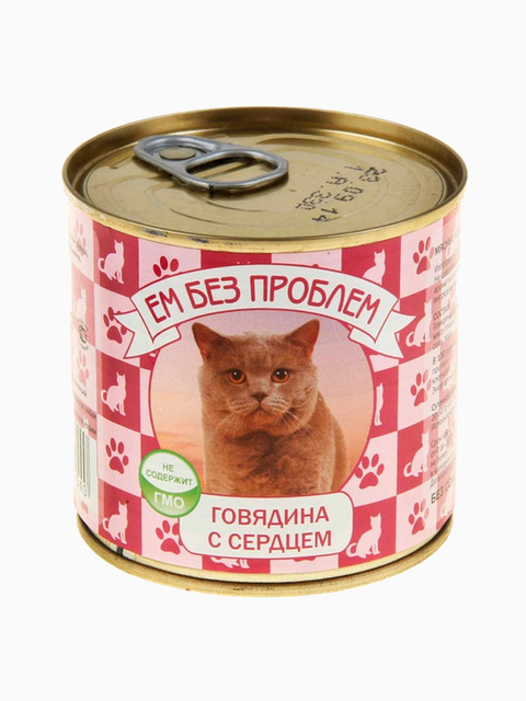 Ем без проблем говядина с сердцем, 250г