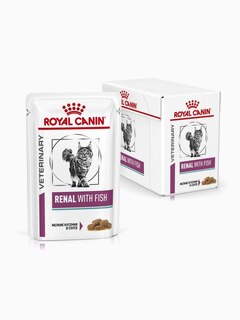 Корм Royal Canin Renal Tuna (в соусе) для кошек при лечении почек, c тунцом 85 г