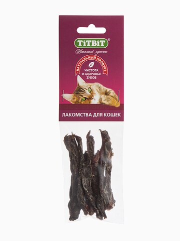 Titbit Филе говяжье (соломка) для кошек