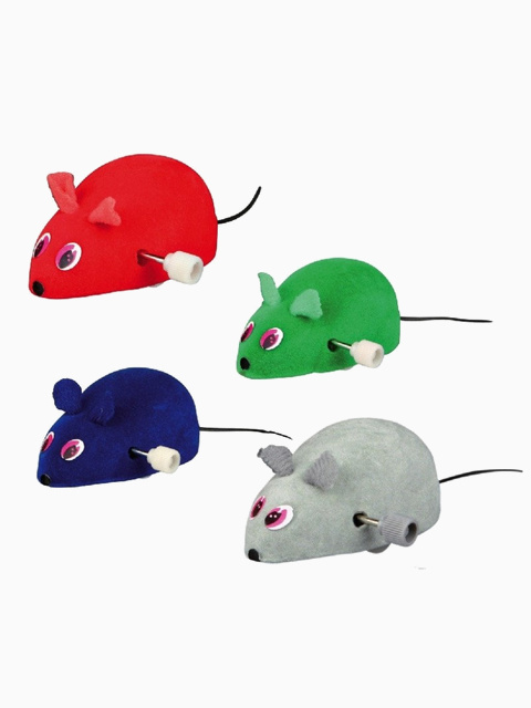 Игрушка для кошек "Мышь заводная", 7 см