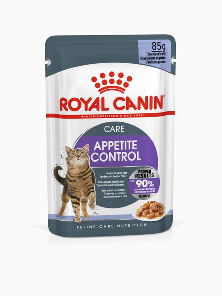 Корм Royal Canin Appetite Control (в желе) для кошек, контроль выпрашивания корма, 85 г