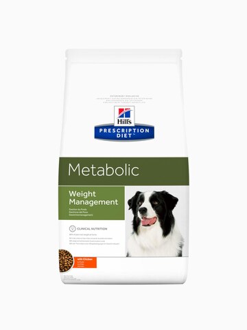 Корм Hill's Prescription Diet Metabolic Weight Management для собак диета для достижения и поддержания оптимального веса с курицей, 4 кг