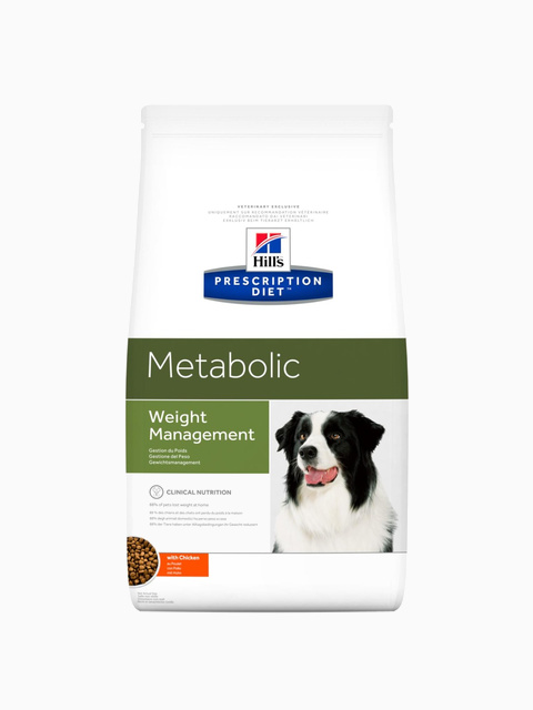 Корм Hill's Prescription Diet Metabolic Weight Management для собак диета для достижения и поддержания оптимального веса с курицей, 1.5 кг