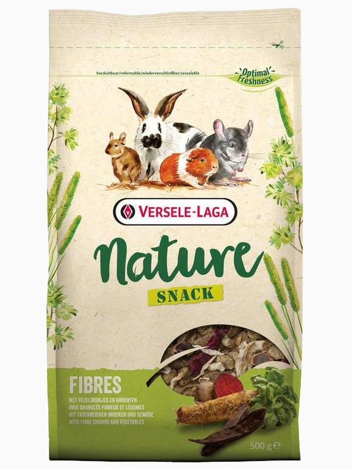 VERSELE-LAGA дополнительный корм для грызунов с клетчаткой Nature Snack Fibres 500 г