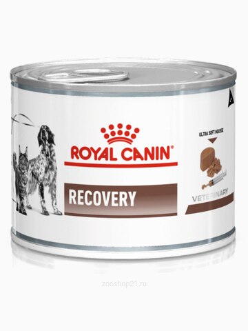 Корм Royal Canin Recovery (паштет) для собак и кошек в период восстановления после болезни, 195 г