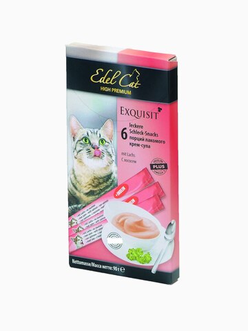 Edel Cat Лакомство крем-суп лосось (цена за 1 шт)