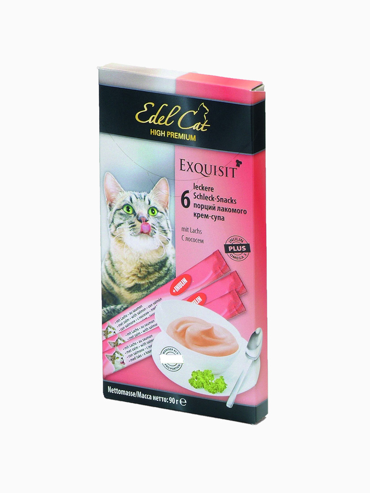 Edel Cat Лакомство крем-суп лосось (цена за 1 шт)