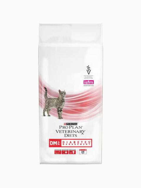 Корм PRO PLAN Veterinary diets DM Diabetes Management для кошек при сахарном диабете, 1.5 кг