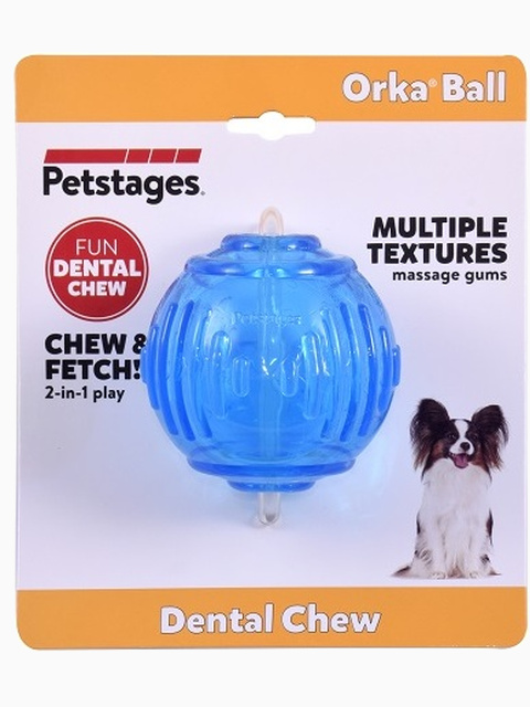 Petstages игрушка для собак "ОРКА теннисный мяч" 6 см