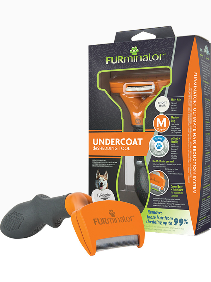 Фурминатор FURminator M для средних собак с короткой шерстью