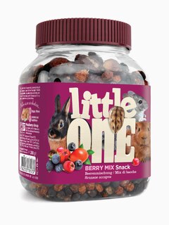 Little One Ягодное ассорти - лакомство для всех видов грызунов, 200 г