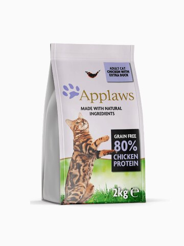 Корм Applaws Grain Free Adult Chicken & Extra Duck для кошек, беззерновой, с курицей и уткой, 2 кг