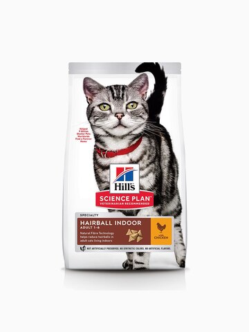 Корм Hill's Science Plan Hairball Indoor для взрослых кошек, живущих в домашних условиях, курица, 300 г