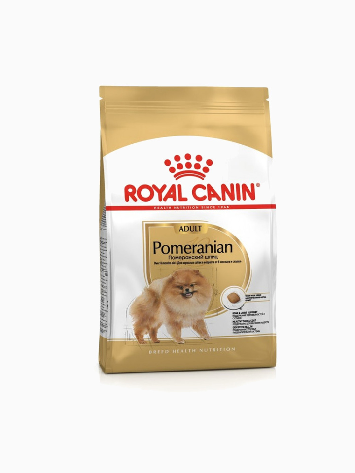 Корм Royal Canin Pomeranian Adult для Померанского Шпица старше 8 мес., 1.5 кг