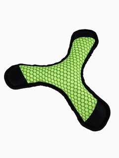 Игрушка для собак для чистки зубов Бумеранг с пищалкой, 25 см