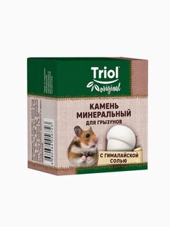 Камень минеральный Triol Original «Жёлудь» для грызунов с гималайской солью, 35г