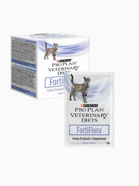 Пробиотик для кошек Purina PRO PLAN FortiFlora для микрофлоры кишечника, 1 пакетик по 1 г (цена за 1 шт)