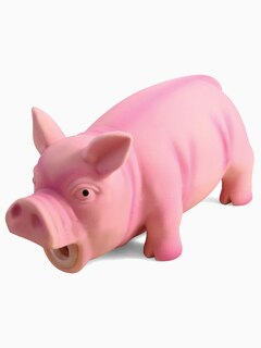 Игрушка для собак из латекса "Поросенок хрюкающий", 160мм