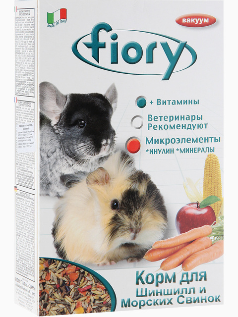Fiory корм для морских свинок и шиншилл Indy, 850 г