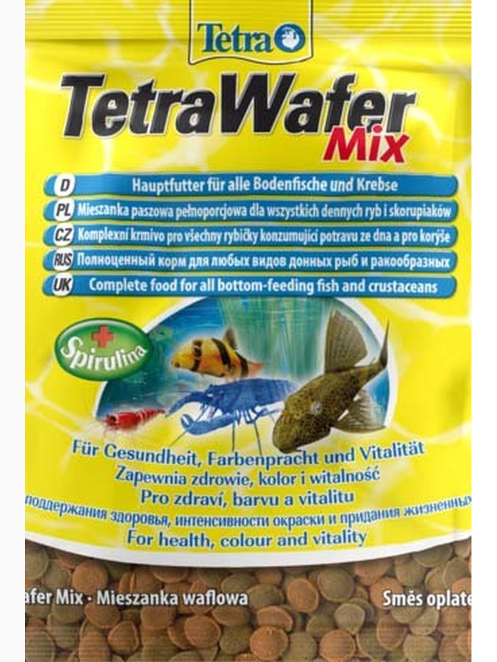 Корм TetraWaferMix чипсы для всех донных рыб 15 г
