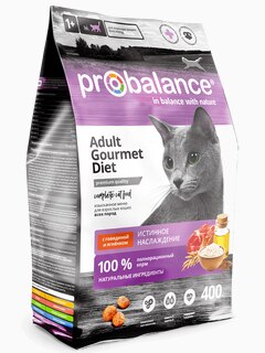 Корм ProBalance для кошек с говядиной и ягненком, 400г