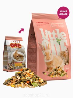 Little One Корм для молодых кроликов, 400 г