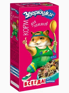 Зверюшки корм для хомяков, 450 г