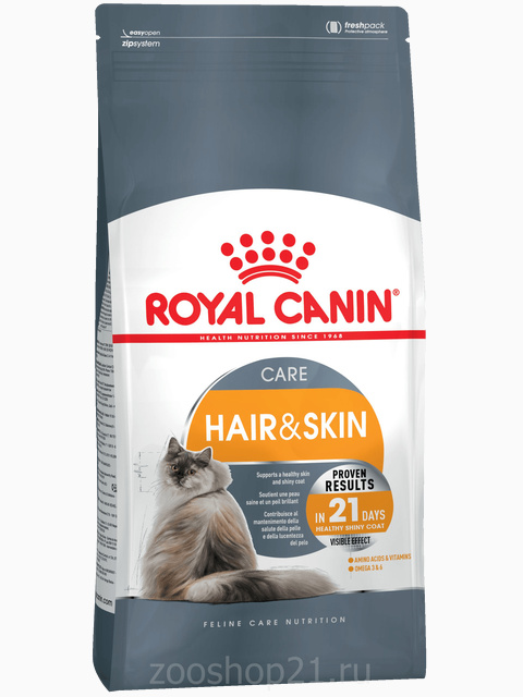 Корм Royal Canin Hair & Skin Care для шерсти и кожи, 2 кг