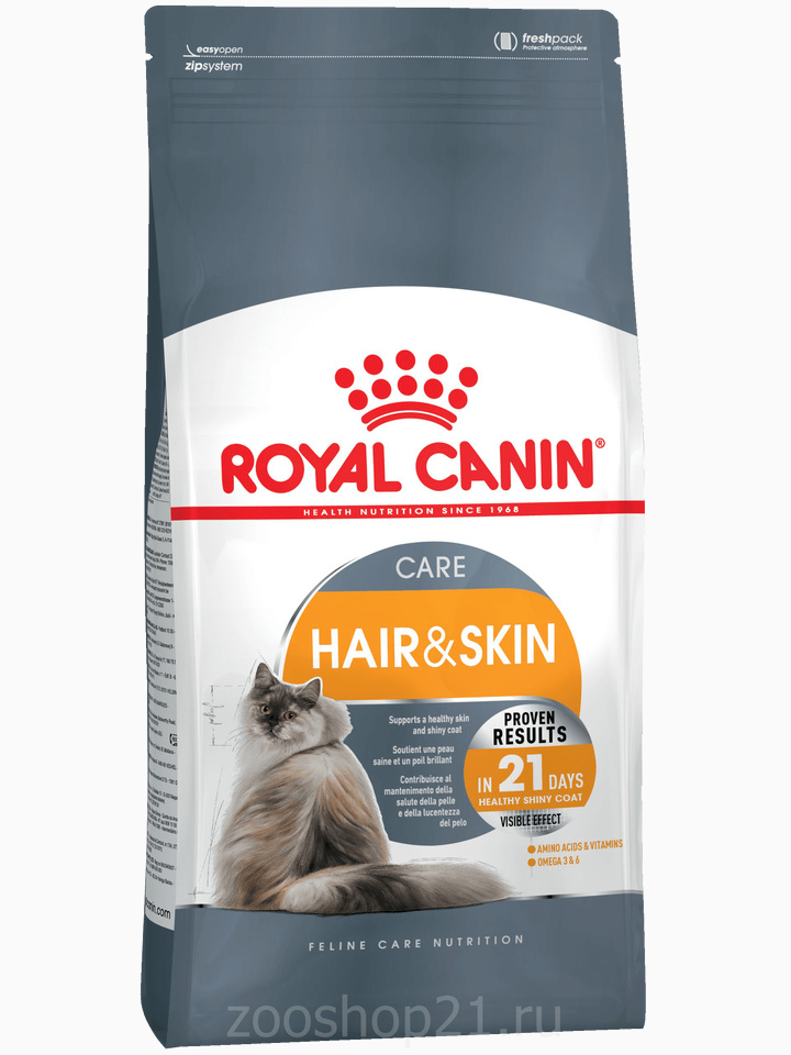 Корм Royal Canin Hair & Skin Care для шерсти и кожи, 400 г