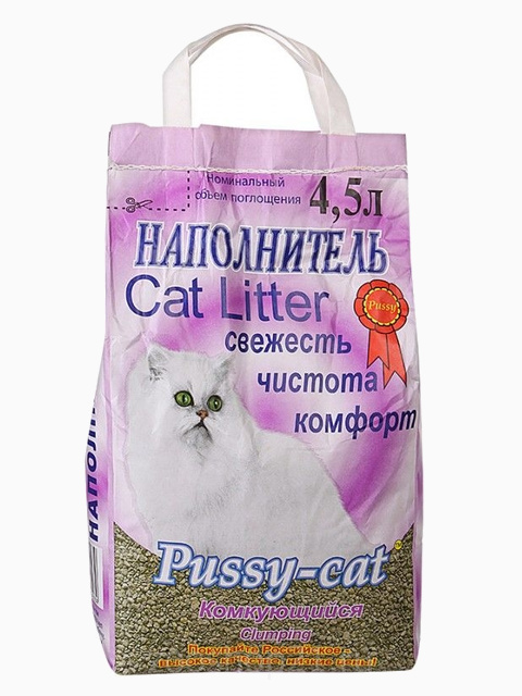 Pussy-Cat Комкующийся наполнитель, 4.5 л