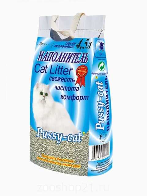 Pussy-Cat Впитывающий наполнитель цеолитовый, 4.5 л