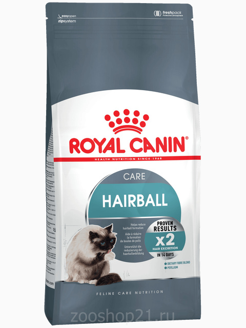 Корм Royal Canin Hairball Care для вывода шерсти, 2 кг