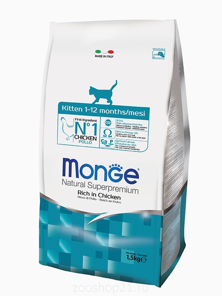 Корм Monge Cat для котят, 1.5 кг