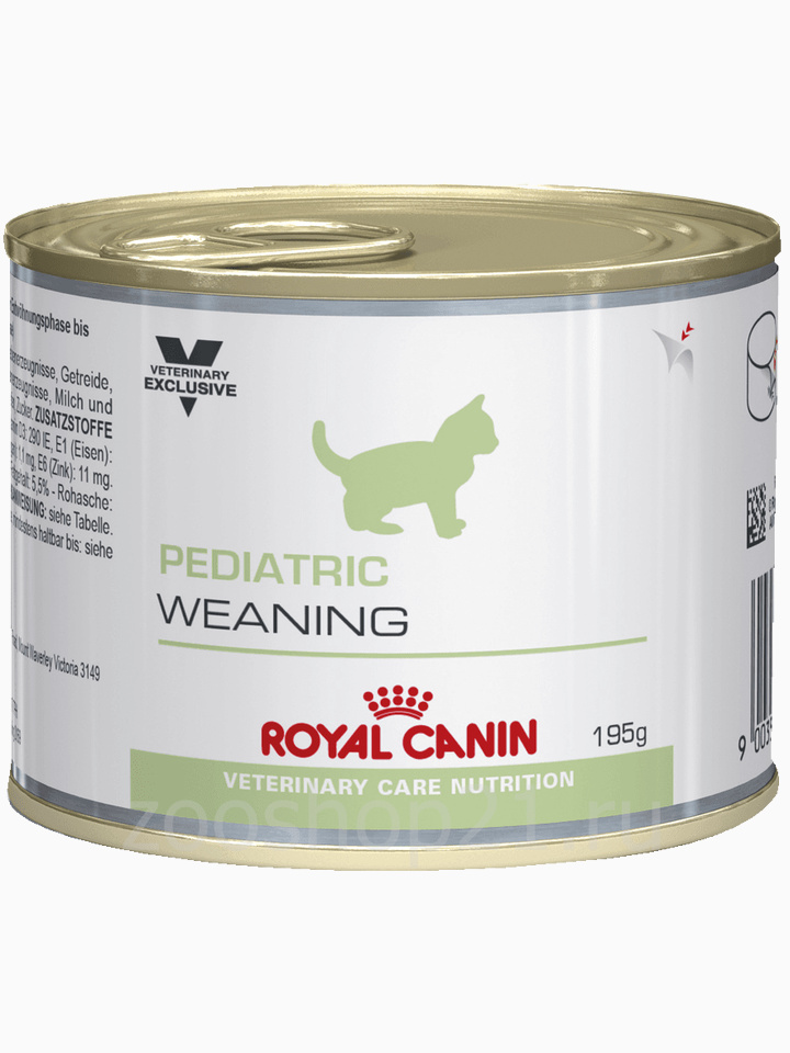 Корм Royal Canin Pediatric Weaning Kitten для котят 1-4 мес., 195 г