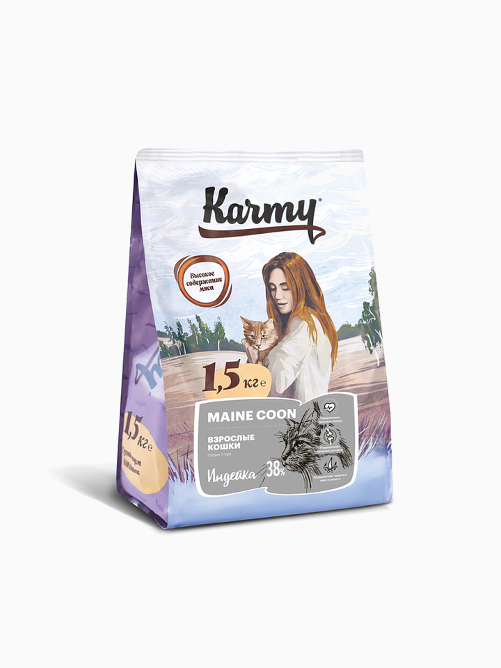 Корм KARMY для Мэйн Кунов, 1.5 кг