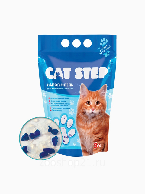 CAT STEP силикагелевый, 3 л