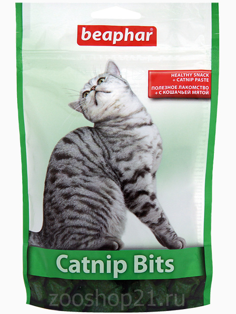 Beaphar Лакомства для кошек с кошачьей мятой (Catnip-Bits), 300 шт
