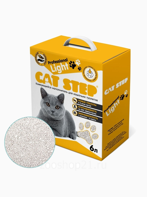 CAT STEP Professional Light бентонитовый 6 л