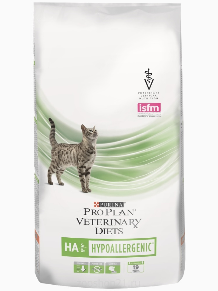 Корм Pro Plan Veterinary diets HA для кошек при аллергических реакциях, 325 г