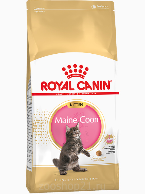Корм Royal Canin Maine Coon Kitten для котят породы мейн кун 4-15 мес, 400 г