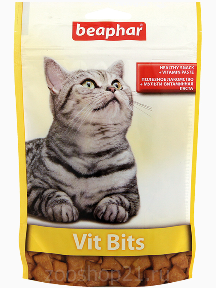Beaphar Лакомство для вывода шерсти курица (Malt-Bits), 300 шт