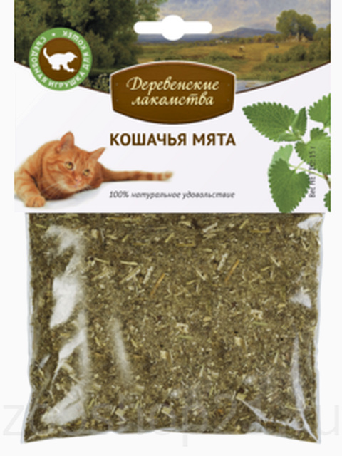 Деревенские лакомства Мята кошачья, 0,015 кг