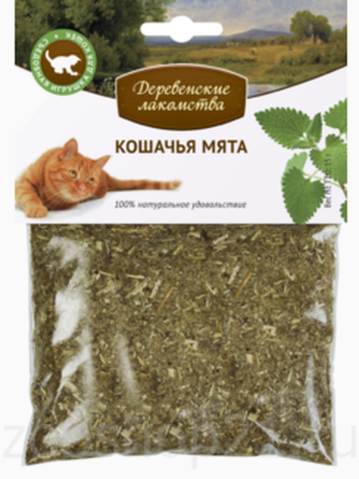 Деревенские лакомства Мята кошачья, 0,015 кг