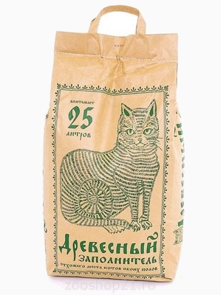 Pi-Pi-Bent No Name Древесный наполнитель, 25 л (бумажный пакет), 9.6 кг