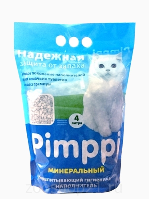 Pimppi Минеральный наполнитель, 4 л
