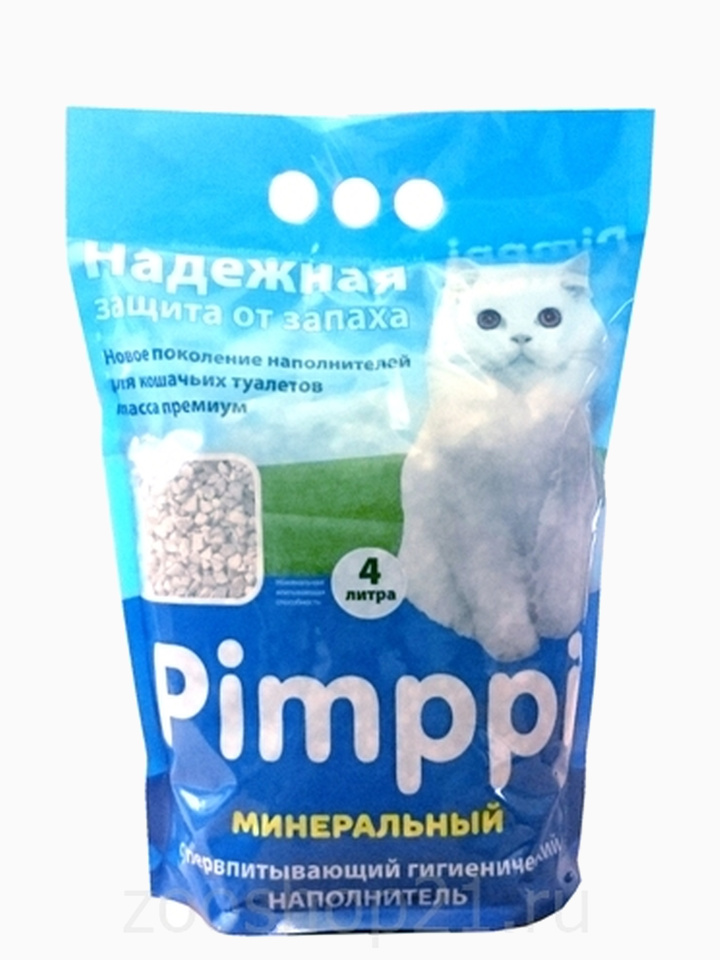 Pimppi Минеральный наполнитель, 4 л